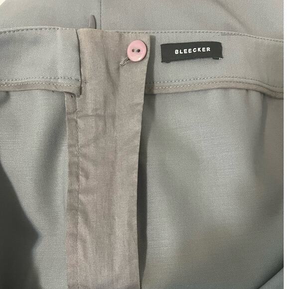 La Fayette 148 New York Bleecker Pant in Grey Side Zippered Closure Light sz. 10 - Picture 5 of 6
